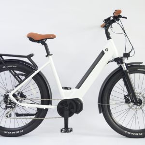 DSC_0208 T1 26” Trekking E-Bike 6061 Alloy Low-step Frame, Suspension Fork36V 250W Mid Drive Motor ST 25km/h,Hydraulic Brake with cut-off sensor